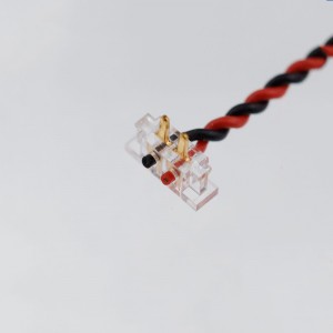 Обработка и персонализиране 1.27 Разстояние от кристална глава пробива рог батерия Електронна терминална проводник ELCO8005 Микромоторен кабел